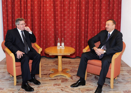 Ильхам Алиев встретился с президентом Польши
