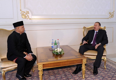 Президент Ильхам Алиев принял посла Индонезии