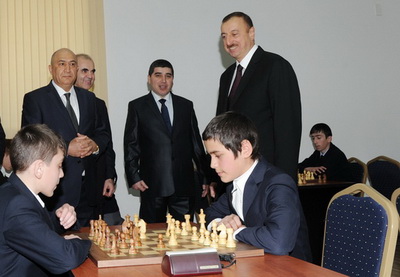 Президент Ильхам Алиев принял участие в открытии Шахматного центра в Гусаре - ФОТО