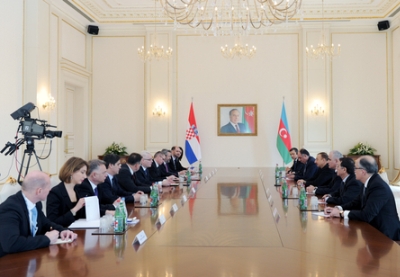 Ильхам Алиев: «Политические отношения между Азербайджаном и Хорватией находятся на прекрасном уровне»