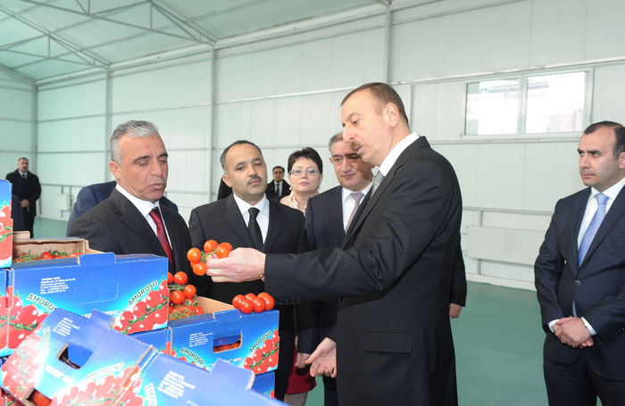 Президент Азербайджана принял участие в открытии ряда комплексов ОАО «Masera» - ФОТО