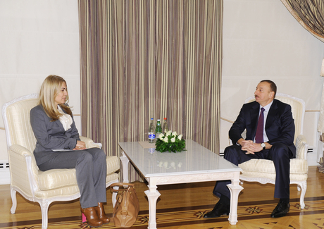 Президент Ильхам Алиев принял сербскую делегацию