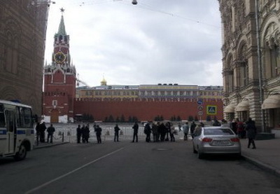 В Москве перекрыли Красную площадь