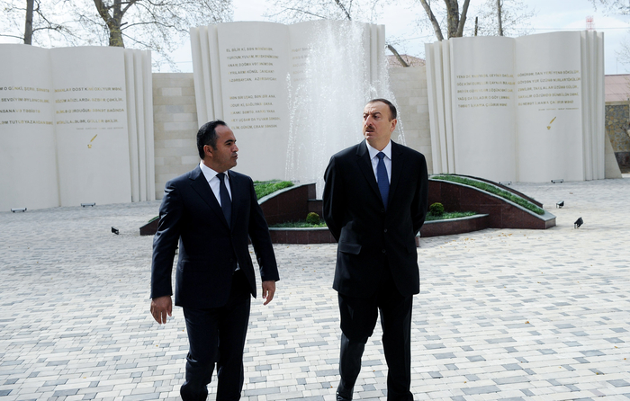 Ильхам Алиев принял участие в открытии парка культуры и отдыха имени Самеда Вургуна в Агстафе - ФОТО