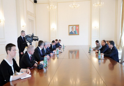 Ильхам Алиев принял председателя Верховной Рады Украины