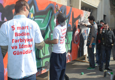 Граффити по-азербайджански: «Наша цель – украсить мир…» - ФОТО