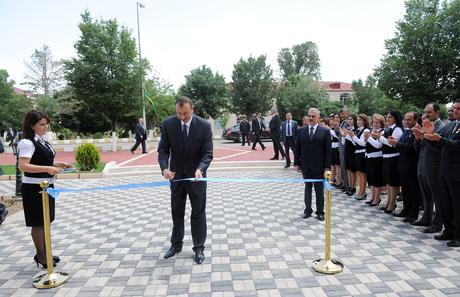 Президент Азербайджана принял участие в открытии Детской музыкальной школы в Джульфе - ФОТО