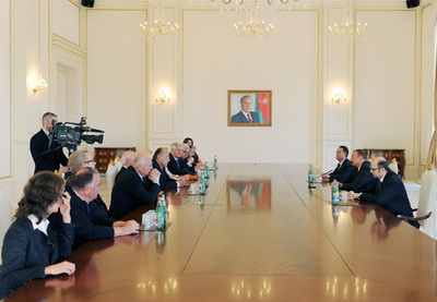 Президент Азербайджана принял немецкую делегацию