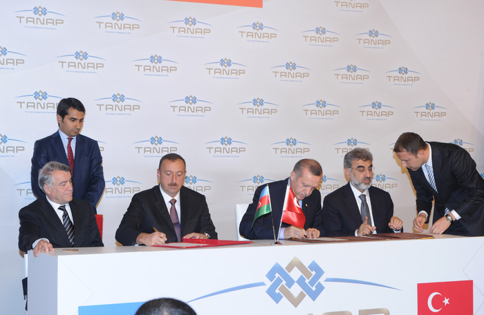 Баку и Анкара подписали соглашение о реализации TANAP - ФОТО
