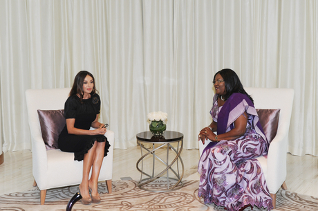 Первая леди Азербайджана встретилась с супругой премьер-министра Кении