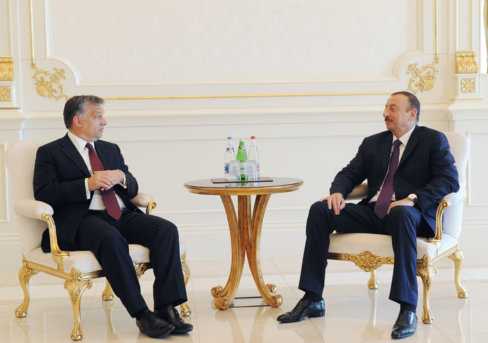 Президент Азербайджана встретился с премьер-министром Венгрии - ФОТО