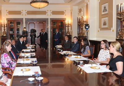 Мехрибан Алиева встретилась с председателем второго конституционального комитета Сената Колумбии - ФОТО