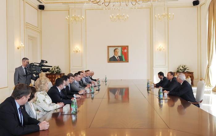 Президент Ильхам Алиев принял председателя Комитета Госдумы России по делам СНГ и связям с соотечественниками - ФОТО