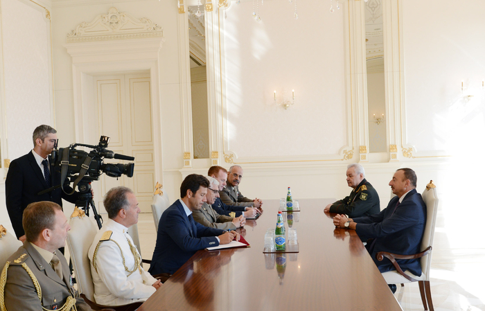 Президент Азербайджана принял начальника Генштаба Вооруженных сил Италии