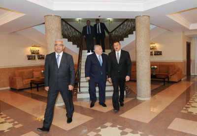 Ильхам Алиев принял участие в открытии отеля Shaki Palace и ознакомился с Парком культуры и отдыха имени М.Ф.Ахундзаде в Шеки - ФОТО