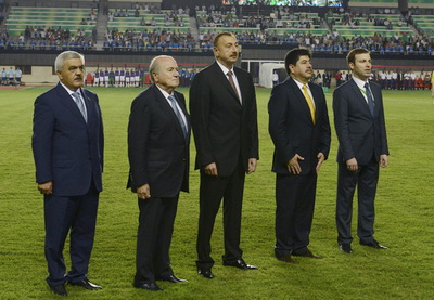 Ильхам Алиев принял участие в церемонии открытия чемпионата мира по футболу среди женщин ФИФА U-17 - ФОТО