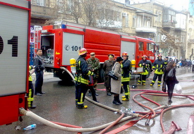 В детском саду в Азербайджане произошел пожар