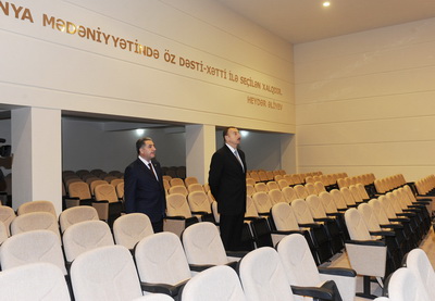 Президент Азербайджана принял участие в открытии Дворца культуры в Бейлягане - ФОТО