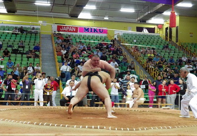 Чемпионат мира по сумо в Гонконге и две медали сборной Азербайджана - ФОТО