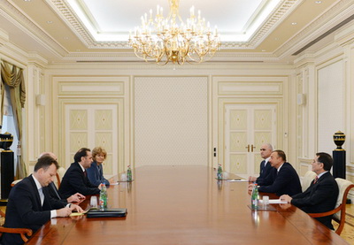 Ильхам Алиев принял заместителя премьер-министра Сербии