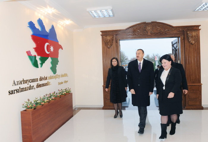 Ильхам Алиев принял участие в открытии административного здания ПЕА в Физулинском районе - ФОТО