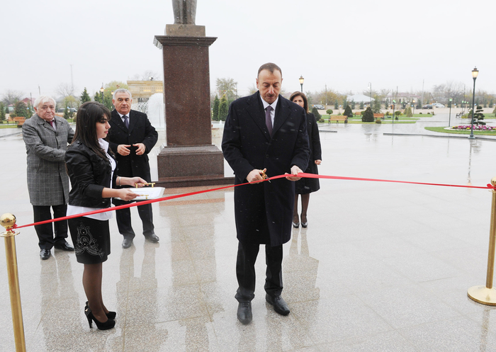 Президент Азербайджана принял участие в открытии Центра Гейдара Алиева в Горадизе - ФОТО