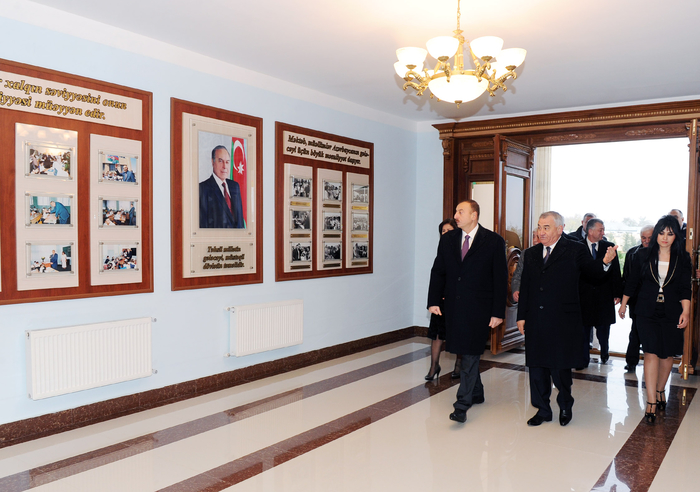Президент Азербайджана принял участие в открытии средней школы в Горадизе - ФОТО