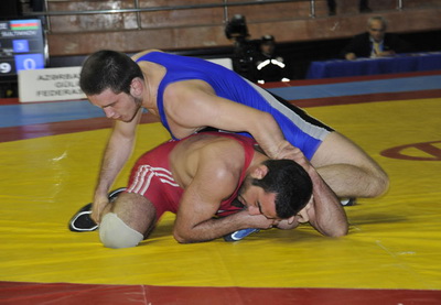 Чемпионат Азербайджана по борьбе. День третий - ФОТО