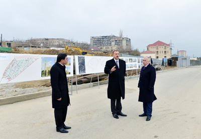Президент Азербайджана ознакомился с ходом строительства мечети в Бинагадинском районе - ФОТО