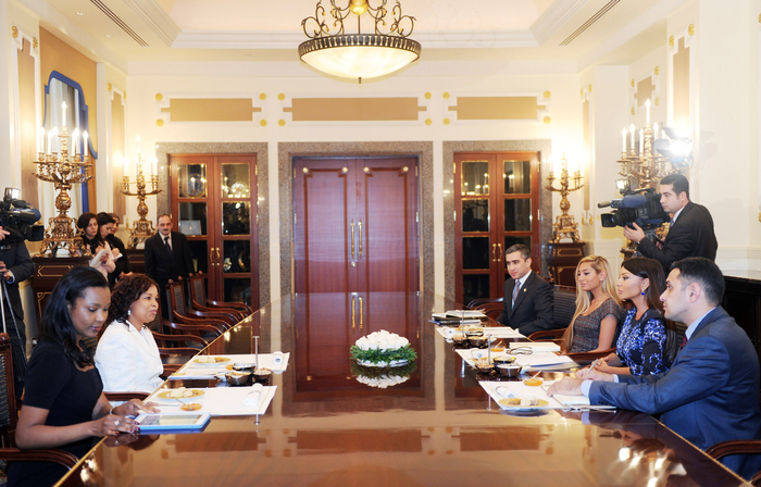 Мехрибан Алиева встретилась с президентом Фонда передового развития для Африки - ФОТО