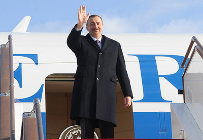 Президент Азербайджана Ильхам Алиев отбыл с рабочим визитом в Швейцарию