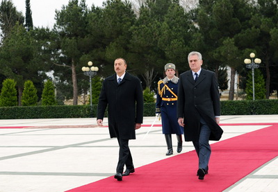 Состоялась церемония официальной встречи Президента Сербии - ФОТО