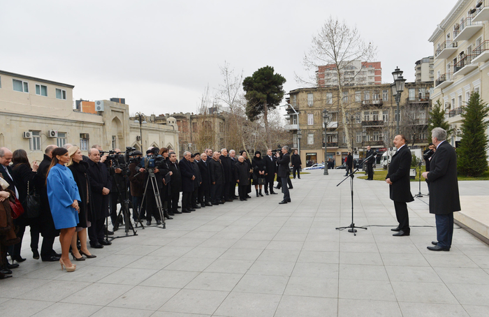 Ильхам Алиев: «Это место, этот парк уже является парком сербско-азербайджанской дружбы» - ФОТО