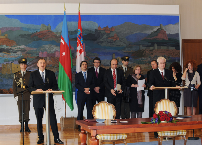 Ильхам Алиев: «Связи между Хорватией и Азербайджаном развиваются очень успешно и стремительно» - ФОТО