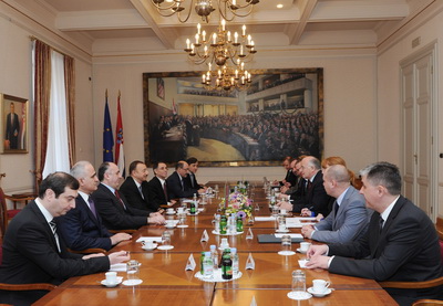 Президент Азербайджана встретился с председателем парламента Хорватии - ФОТО