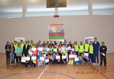 В Шеки был проведен тренинг-семинар «Kids Athletics» по легкой атлетике - ФОТО