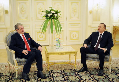 Президент Азербайджана Ильхам Алиев принял делегацию во главе с премьер-министром Албании - ФОТО