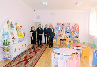 Первая леди Мехрибан Алиева ознакомилась с условиями в двух яслях-детских садах после капитального ремонта - ФОТО