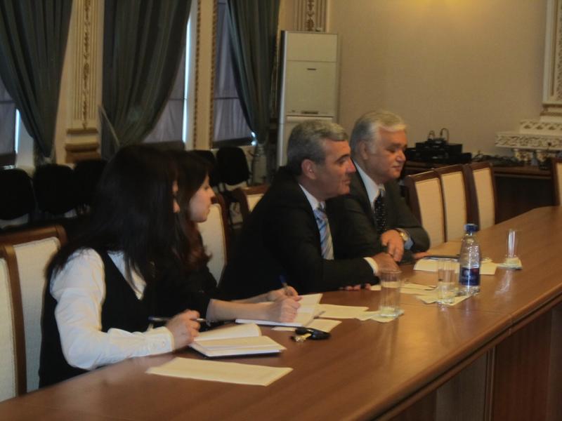 Израильские журналисты провели встречу в Госкомитете по работе с диаспорой АР - ФОТО