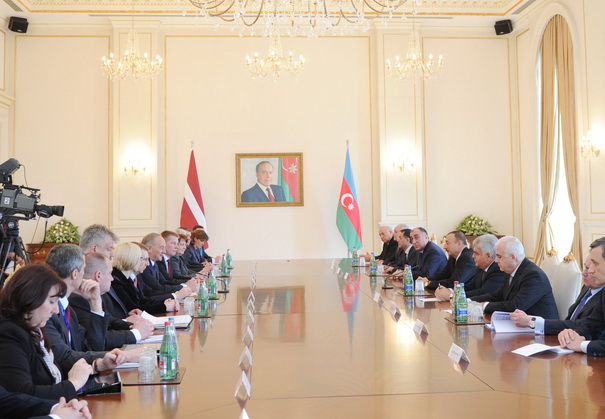 Ильхам Алиев: «Азербайджан и Латвия должны достигнуть еще более благотворного сотрудничества» - ФОТО