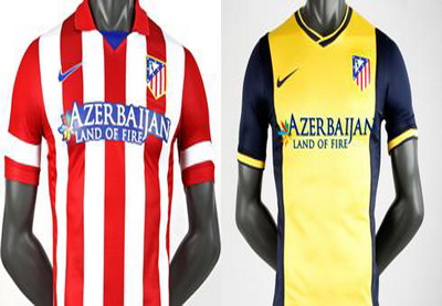 ФК «Атлетико» представил новый комплект формы с надписью «Азербайджан – земля огня» - ВИДЕО