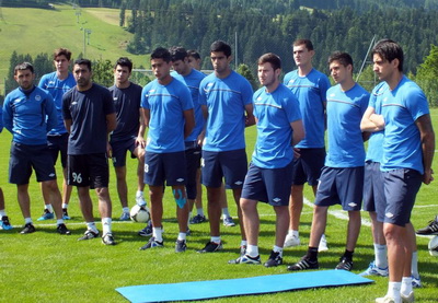 Бакинский «Интер» вышел на первую тренировку в Австрии - ФОТО - ВИДЕО