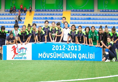 Церемония награждения юношей и финальный матч девушек в чемпионатах Азербайджана - ВИДЕО