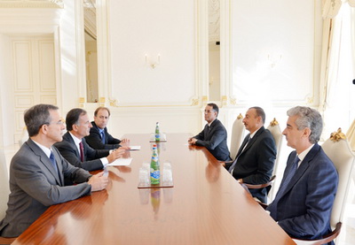 Президент Азербайджана встретился с представительской делегацией Европейской народной партии