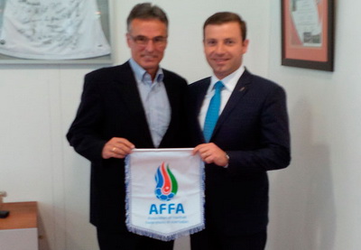 Эльхан Мамедов встретился со своим коллегой из Немецкого футбольного союза