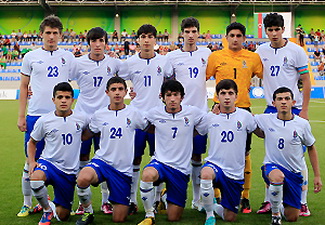 Юношеская сборная Азербайджана по футболу одержала победу