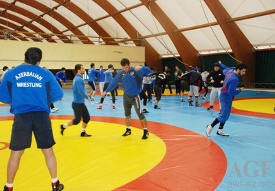 Намик Алиев провел встречу с борцами сборной Азербайджана