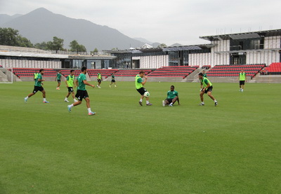 Футболисты «Хазар-Лянкярана» продолжают тренироваться в Габале - ФОТО