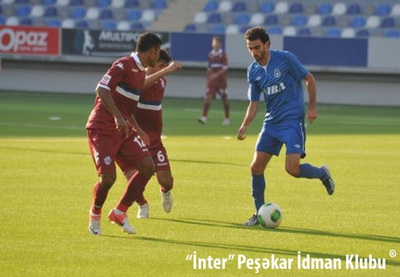 Как ФК «Интер» и «Бакы» забили на двоих четыре мяча – ВИДЕО