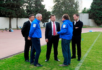 Эльхан Мамедов встретился с футболистами юношеской сборной Азербайджана - ФОТО